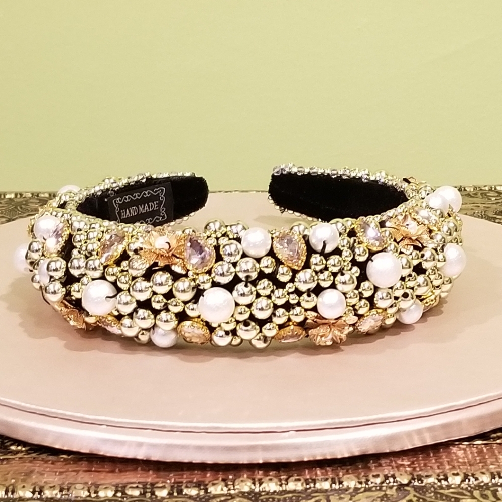 Crystal Beaded Handmade Headband